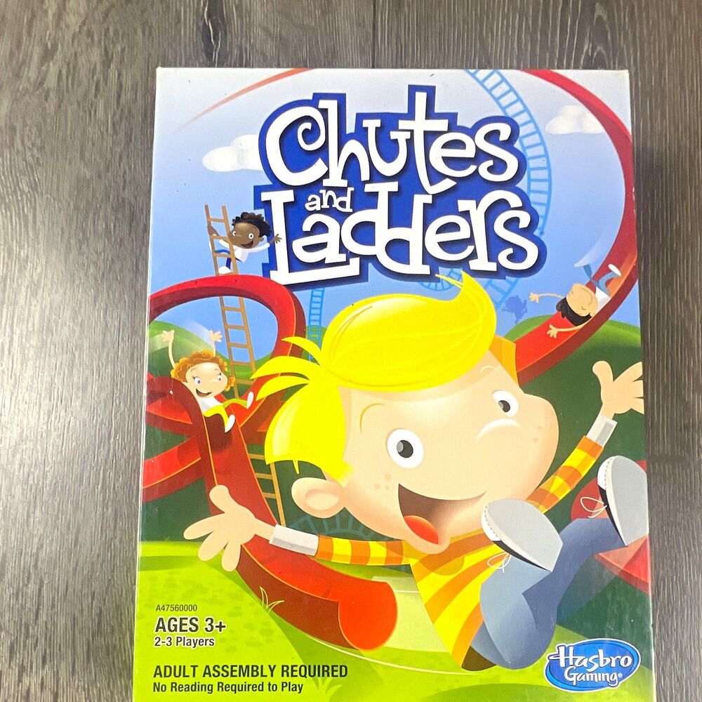Hasbro Gaming Chutes and Ladders Board Game w/ Spinner Ages 3+ 2-6 A47560000